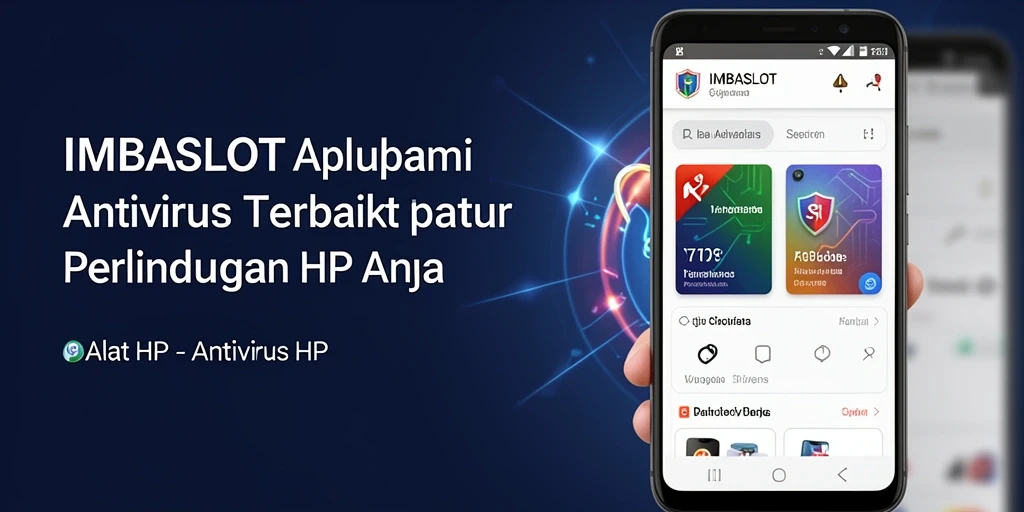 Tampilan antarmuka aplikasi IMBASLOT yang sederhana dan informatif.