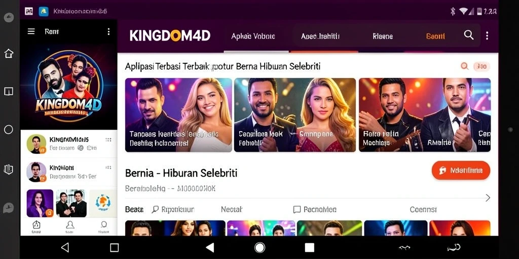 Tampilan antarmuka KINGDOM4D yang menarik dan informatif.