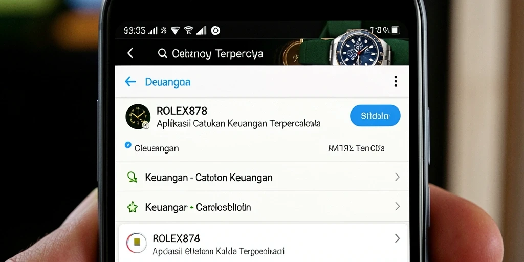 Antarmuka pengguna <strong>ROLEX878</strong> yang intuitif untuk pengelolaan keuangan.